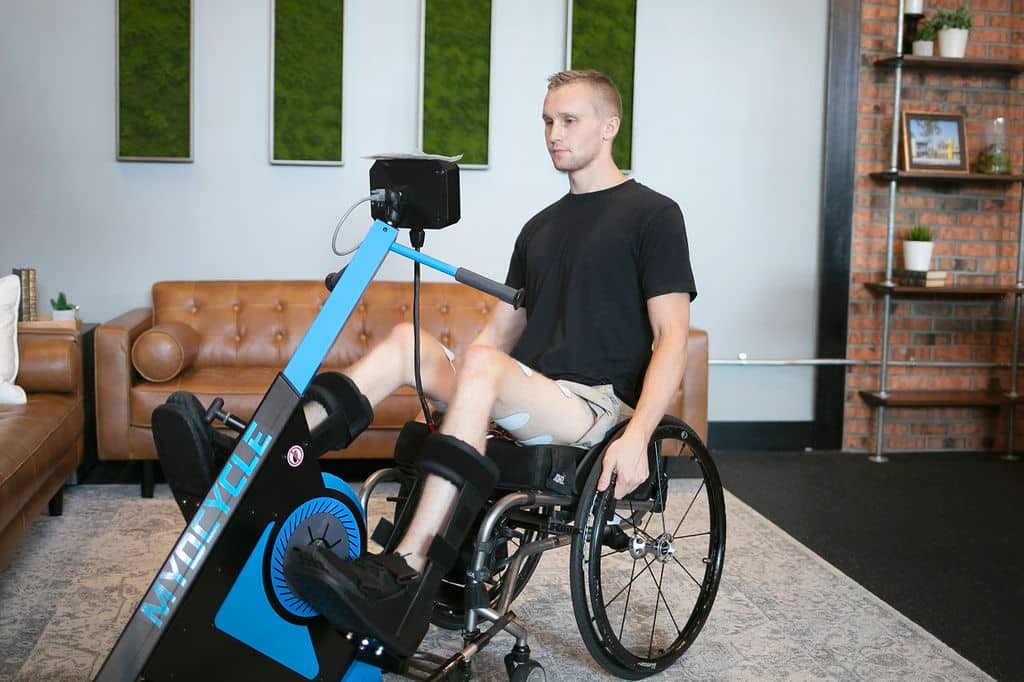 Francois Fried using the MyoCycle